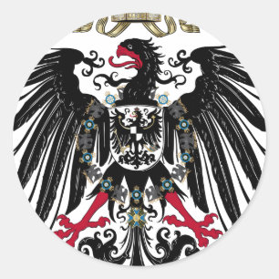 Preußischer Adler Runder Aufkleber