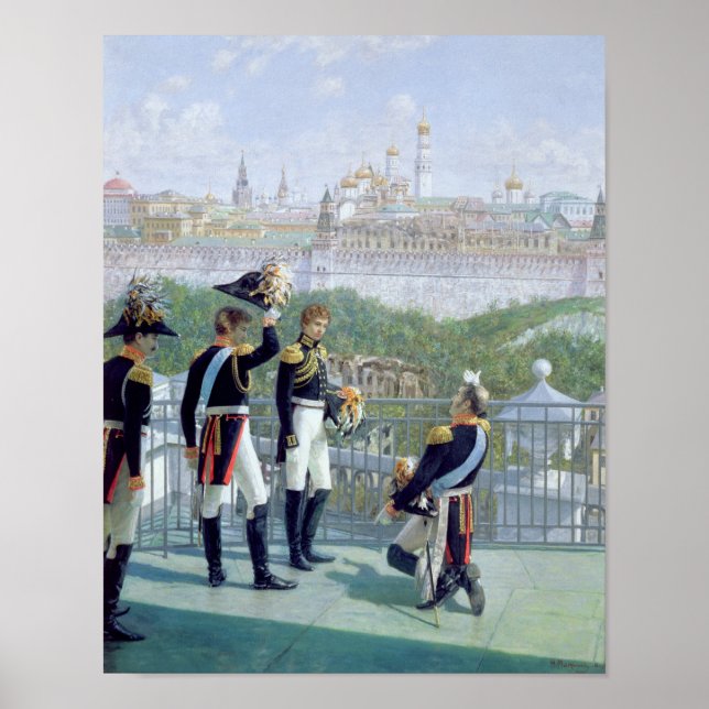 Preußischer König Friedrich Wilhelm II Poster (Vorne)