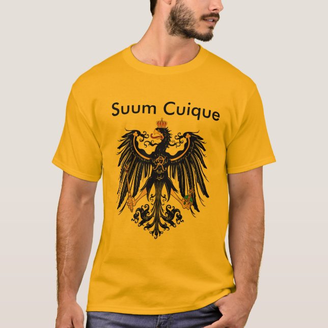 Preussisches Adler-Shirt T-Shirt (Vorderseite)