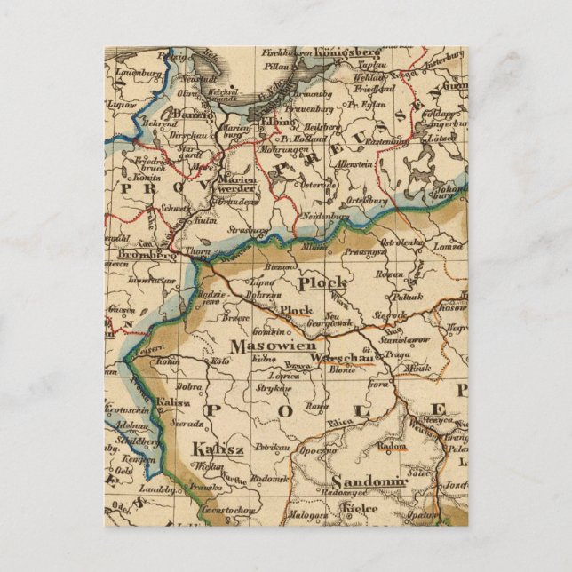 preußisches Reich Postkarte (Vorderseite)