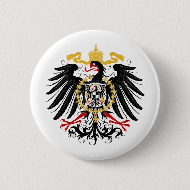 Preussisches rotes Schwarzes und Gold Eagles Button (Vorderseite)