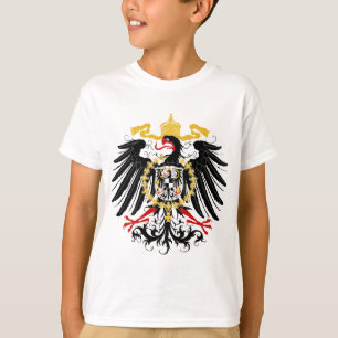 Preussisches rotes Schwarzes und Gold Eagles T-Shirt