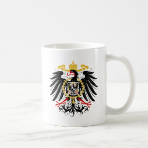 Preussisches rotes Schwarzes und Gold Eagles Tasse
