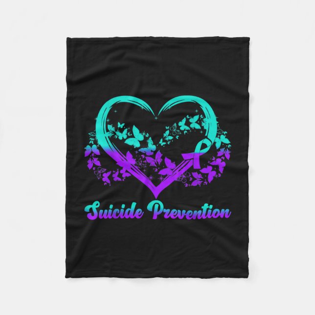 Prevention awareness  fleecedecke (Vorderseite)