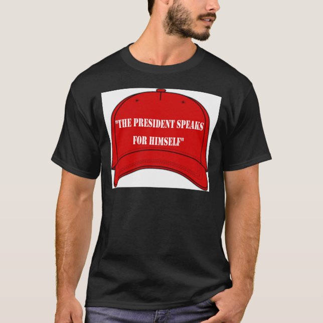 PrezSpeaksForHimself.svg T-Shirt (Vorderseite)