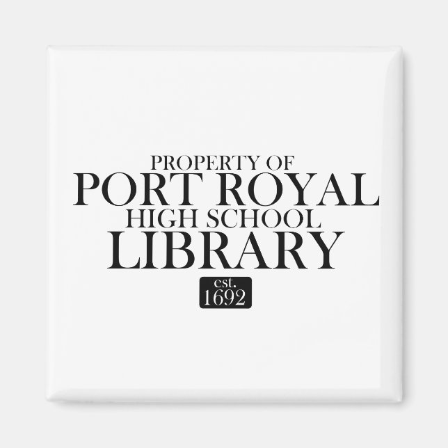 PRHS-Magnet. Magnet (Vorne)