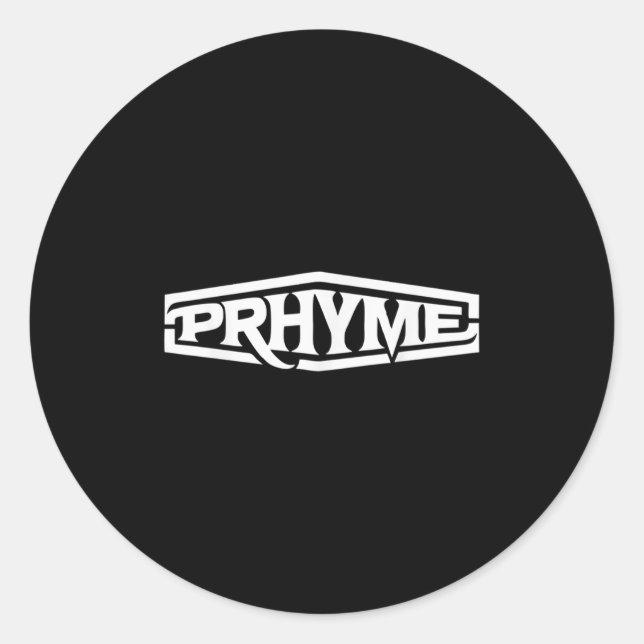 Prhymse Logo  Runder Aufkleber (Vorderseite)