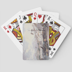 Pria Grande, Macao, c.1850 (colour litho) Spielkarten