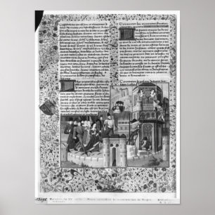 Priam, welches die Rekonstruktion von Troja Poster