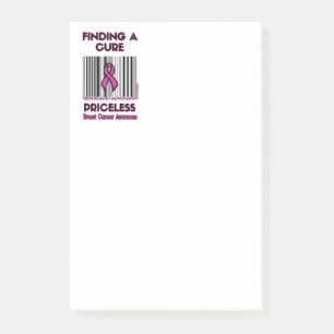 PRICELESS... Brustkrebs Post-it Klebezettel