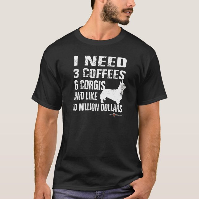 Priceless Corgi Corgi T-Shirt (Vorderseite)
