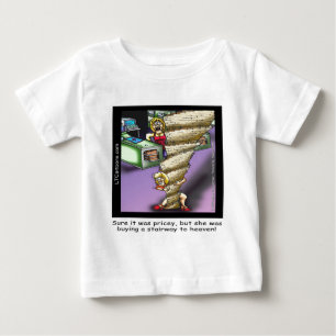 Pricey Himmlisch Treppe Funny Baby T-shirt