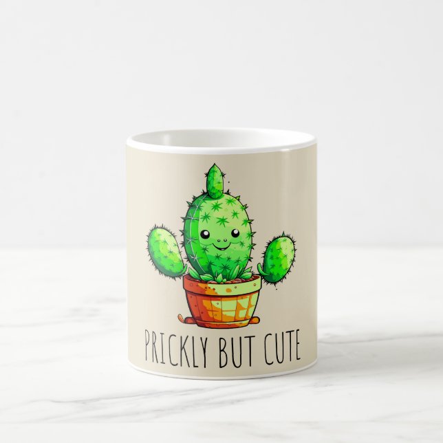 Prickeln, aber niedlich kaffeetasse (Mittel)