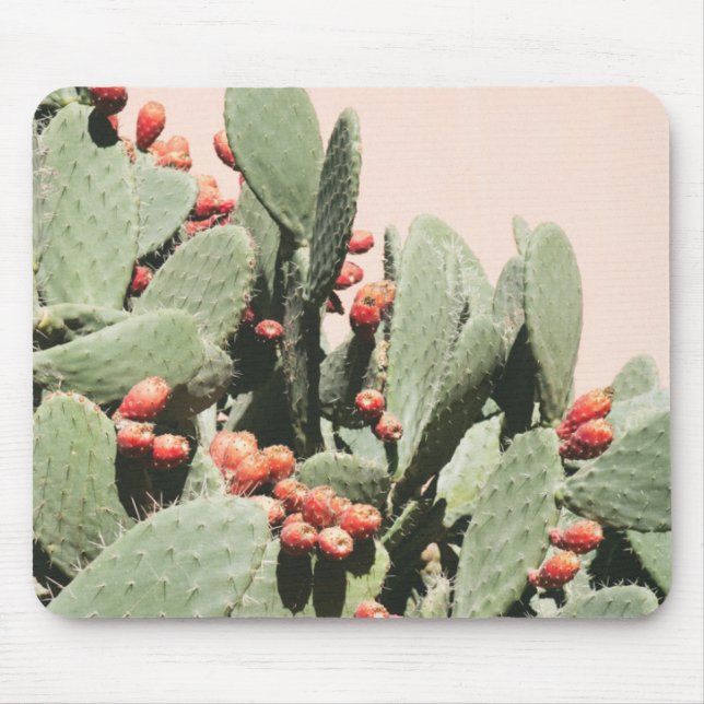 Prickley Birnen-Kaktus Mousepad (Vorne)