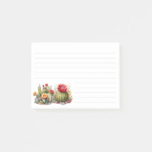 Prickly Cacti Watercolor Post-it Klebezettel