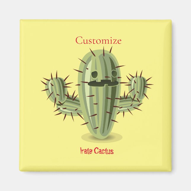 Prickly Irate Cactus Thunder_Cove Magnet (Vorne)