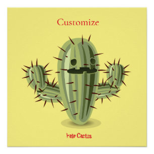 Prickly Irate Cactus Thunder_Cove Poster