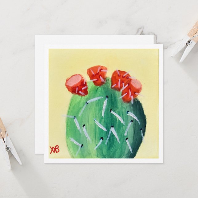 Prickly Pear Cactus (Vorderseite/Rückseite Beispiel)