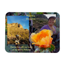 Prickly Pear Cactus Blume / Orange / Arizona USA