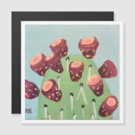 Prickly Pear Desert Cactus Magnetkarte