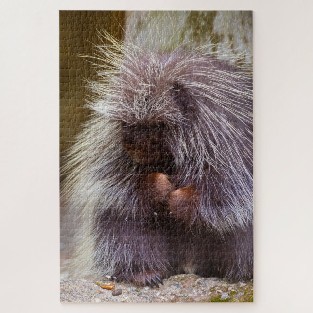 Prickly Porcupine Landschaftspflege Puzzle (Vertikal)
