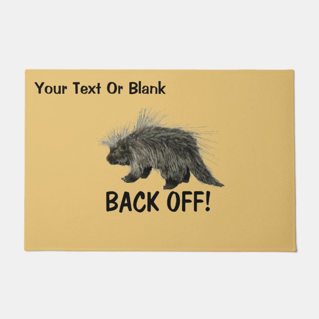 Prickly Porky Fußmatte (Vorderseite)