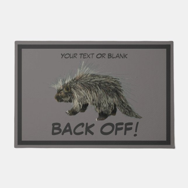 Prickly Porky - Willkommen? Fußmatte (Vorderseite)