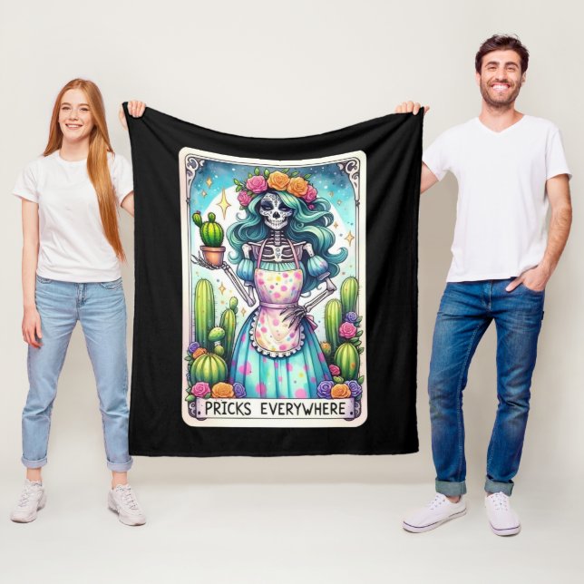 Pricks Everywhere Tarot Karten Sammlung Fleecedecke (Beispiel)