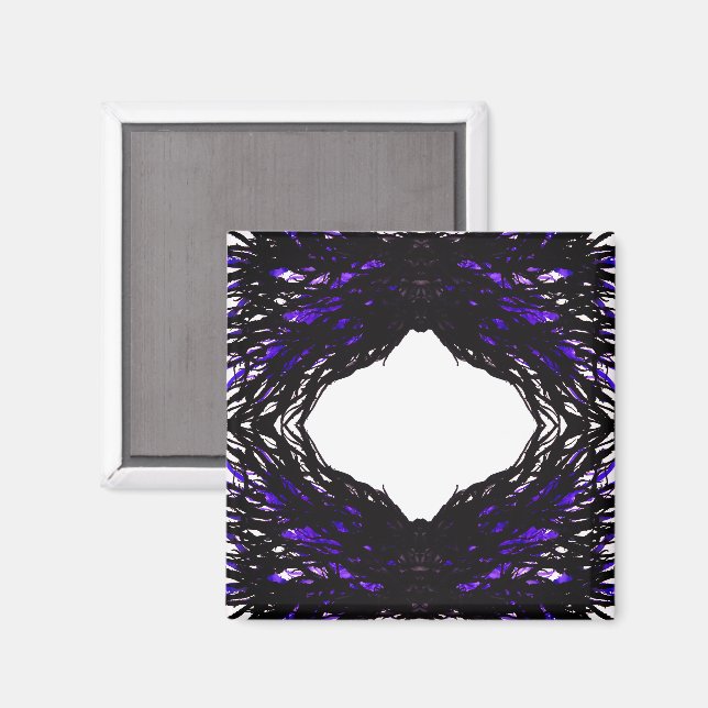 Pride Abstract 7 Deadly Sins Alcohol Ink Art Magnet (Vorderseite/Rückseite)