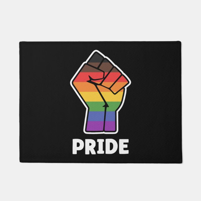 Pride Alternative Pride Fist Design for Equality Fußmatte (Vorderseite)