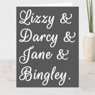 Pride and Prejudice Couples II Karte