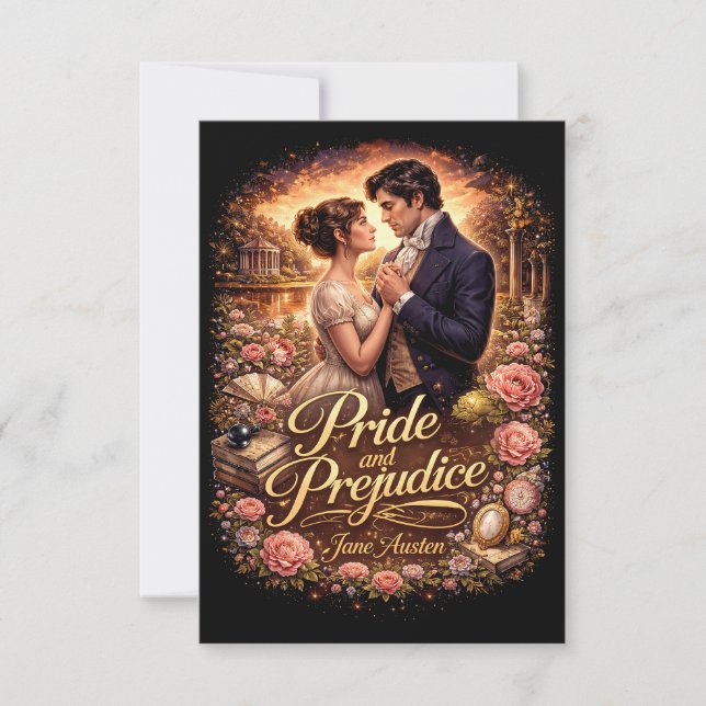 Pride and Prejudice Dankeskarte (Vorderseite)