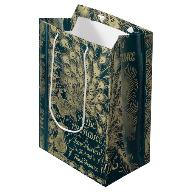 Pride and Prejudice Gift Bag Mittlere Geschenktüte (Vorderseite Schrägansicht)