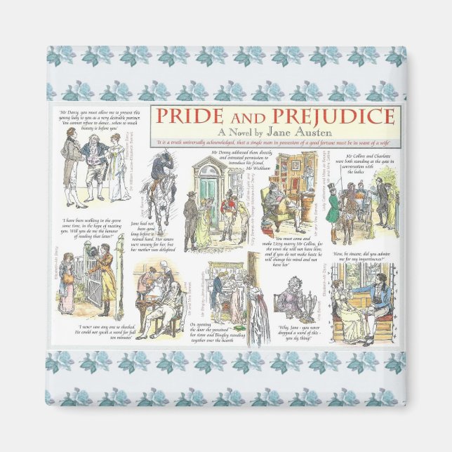 Pride and Prejudice Magnet (Vorne)