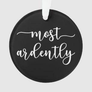 Pride And Prejudice Mr. Darcy - Most Ardently I Ornament