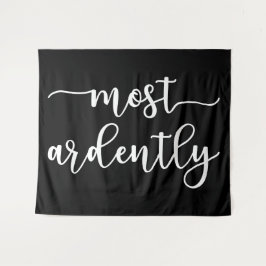 Pride And Prejudice Mr. Darcy - Most Ardently I Wandteppich