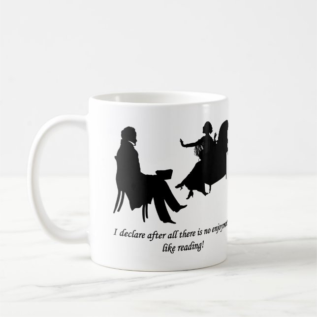 Pride and Prejudice - No enjoyment like reading Kaffeetasse (Links)