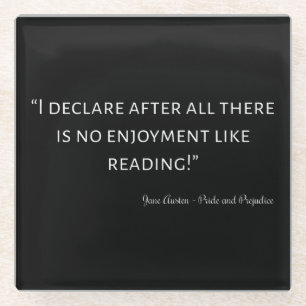 Pride and Prejudice Quote III Glasuntersetzer