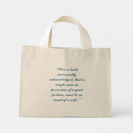 Pride and Prejudice Tote Bag Mini Stoffbeutel