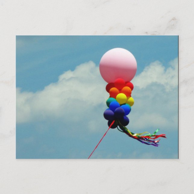 Pride Balloons Postkarte (Vorderseite)