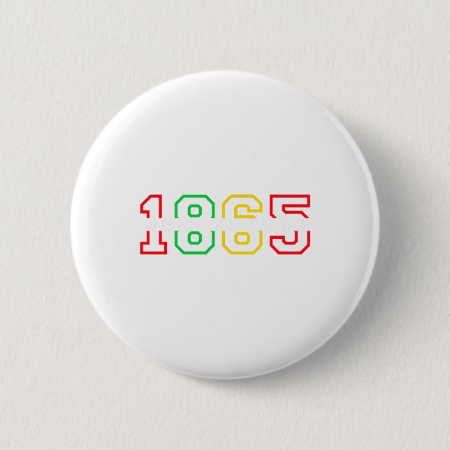 Pride Black History 1865 19 Button (Vorderseite)