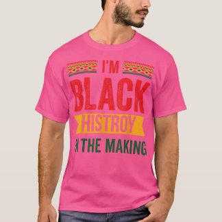 Pride Black History Monat ich bin schwarze Geschic T-Shirt