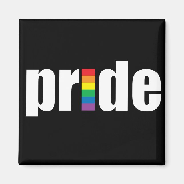 Pride Black Magnet (Vorne)