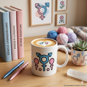 Pride-Blüten-Feier-Tasse Kaffeetasse