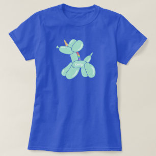 Pride Boalloon Dog Unicorn Regenbogen T-Shirt