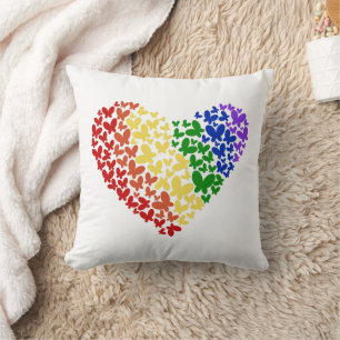 Pride Butterfly Herd - LGBTQ+ Flaggenfarben Kissen