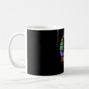 Pride Cat Purride Gay LGBTQ Regenbogenflagge Retro Kaffeetasse