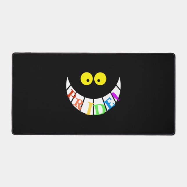 Pride Cat Smile Sticker Schreibtischunterlage (Vorderseite)