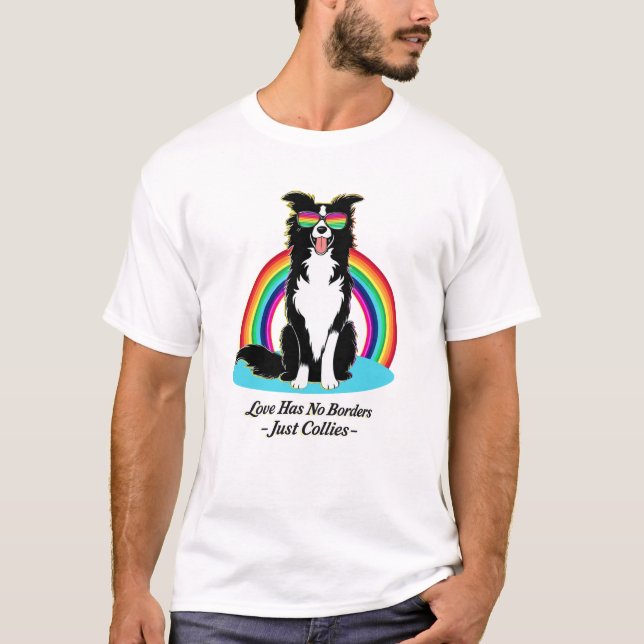 „Pride Collie“ T-Shirt (Vorderseite)