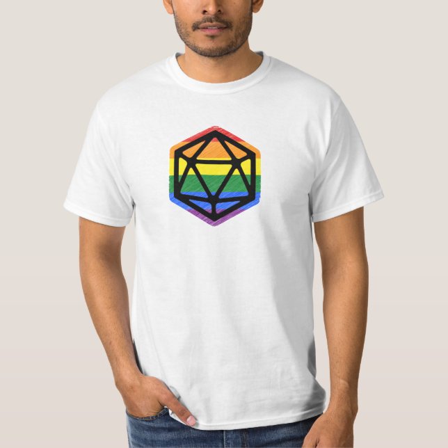 Pride D20 T-Shirt (Vorderseite)